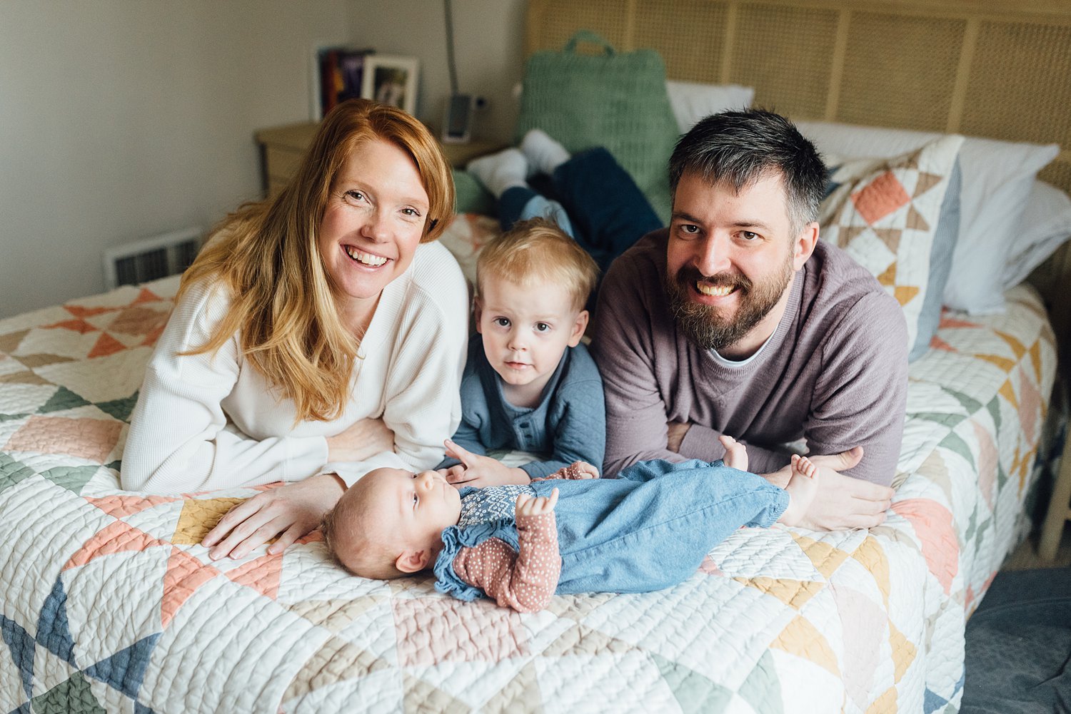 The Robisons - Silver Spring Newborn Session - Montgomery County Family Photographer - Alison Dunn Photography photo