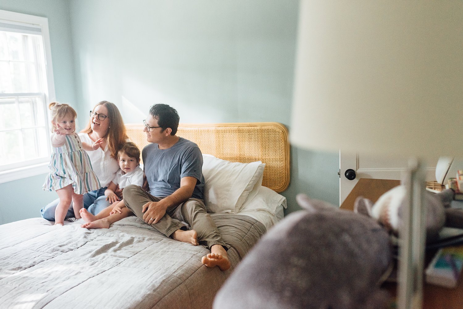 The Grubers - Takoma Park In Home Lifestyle Family Session - Montgomery County Maryland Family photographer - Alison Dunn Photography