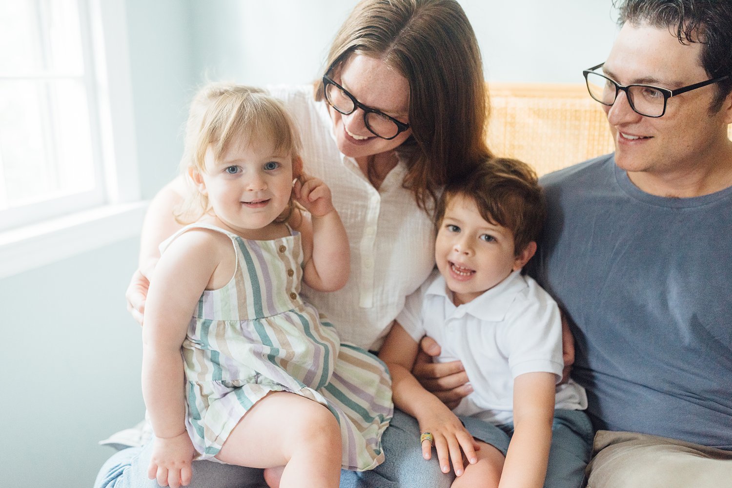 The Grubers - Takoma Park In Home Lifestyle Family Session - Montgomery County Maryland Family photographer - Alison Dunn Photography